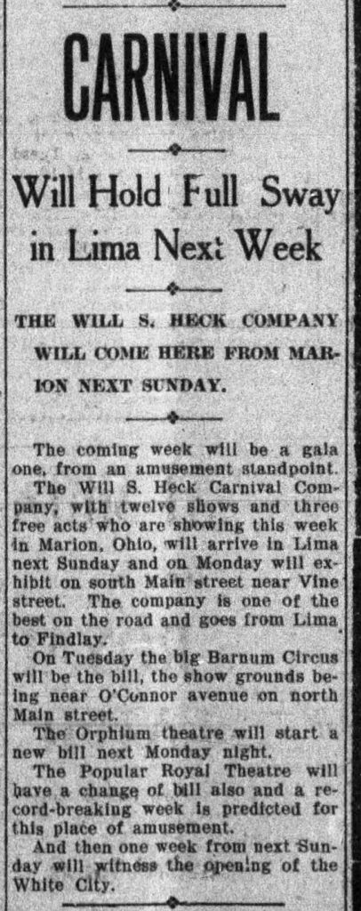 alt=Will S. Heck Carnival