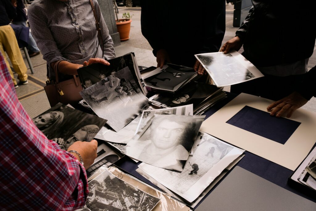 alt=Family photographs preserving the history of the American Midway