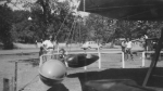 'Drop Tank' Kiddie Airplane Ride1940's