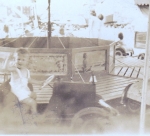 Early kiddie auto car ride.