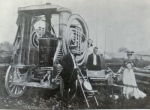 An 1800's beautiful steam callopie.