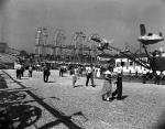 1940's West End on the Royal American Shows Known For 4 Ferris Wheels Lined Up Side By Side