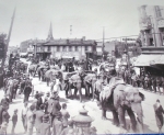  The new century begins with a parade.1900