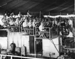 Merle Evans and the RB&BB band under canvas in the early 1950s..jpg