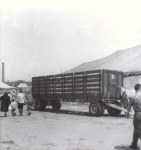 Ringling canvas wagon...1955.JPG
