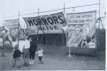 'Pit show' on the James E.Strates Shows..1960's.