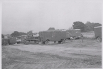 'Spotting' the wagons on the lot. Cetlin Wilson Shows..1952.