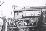 101 Wild West Shows Baggage Wagon Coming Off The Runs 1930's