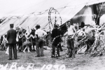 1930...Ringling Brothers Barnum ans Bailey 'spec' Getting Ready For Opening
