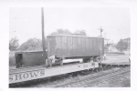 A wagon gets 'jacked' on the Cetlin Wilson flats during unloading...1952.JPG