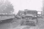 Caterpillar wagon jumped the runs..Johnny J Jones...1947.JPG