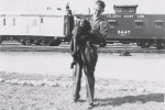 R B B B lepoard and trainer...1950.JPG