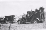 Stake driver on the Tom Mix Circus...1930's.JPG