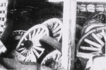Wheels in the barn...1930's.JPG