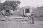 setting the wet boat ride on the Cetlin Wilson Shows lot...1952.JPG