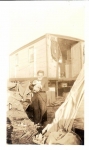 Mathew Rala..'Dago Midget' with John Brooks dog 1930's.jpg