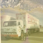 Me and the old generator truck that I must have put a million miles in. Photo taken 1970.jpg