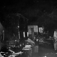 Tornado damage on the Cetlin-Wilson Midway in Sedalia Mo....1952.jpg