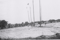 The big top going up on the Clyde Beatty Circus...1949.JPG