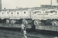 Terrel Jackobs cat wagons on the Hagenbeck Wallace..1934.JPG