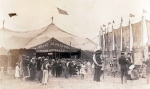 Early 1900's circus midway