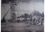 'Roping down' the 'Flash' coaster at the Wisconsin St. Fair 1977 ( Royal American Shows).