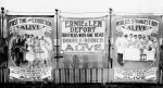 Ernie and Len Defort side show bannerline..1930's or 40's
