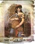 Indiana State Fair Poster from 1887