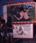  James Bros Circus gorilla show banner. 1968
