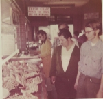 Charlie Brown, Johnny Lopez jr. and Fred Neece in the back at Fishermans Wharf in S.F. 1970.jpg
